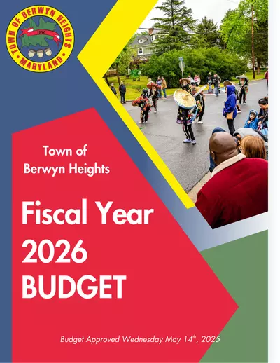 Cover of the FY26 Budget Book