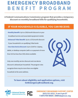 Emergency Broadband Support Flyer