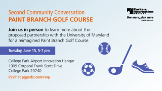 Paint Branch Golf Course Community Conversation  details