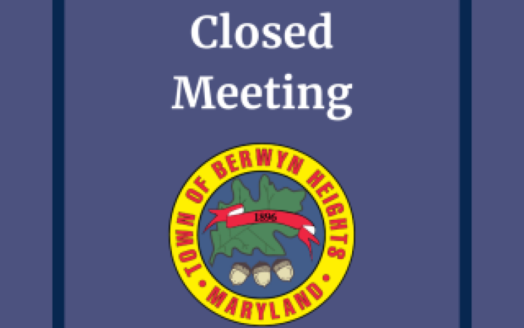 This meeting will be held in the Council Chamber, 5700 Berwyn Road.