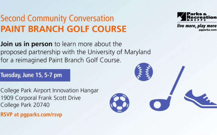 Paint Branch Golf Course Community Conversation  details
