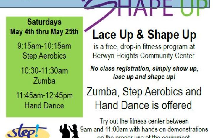 Lace Up and Shape Up Flyer