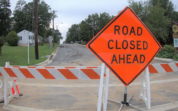 Pontiac road closure